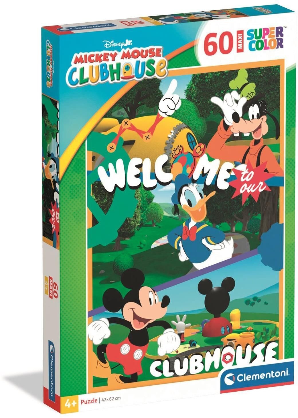 CLE puzzle 60 maxi SuperKolor MickeyMouse 26316
