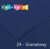 Szkolne artykuły papiernicze - Brystol Canson Colorline 24 granatowy 150g 10k [mm:] 500x650 (200041400) - miniaturka - grafika 1