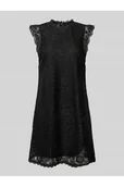 Sukienki - Sukienka z koronki o kroju regular fit z falistym brzegiem model OLLINE - Pieces - miniaturka - grafika 1
