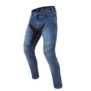 REBELHORN Eagle III dżinsy motocyklowe męskie, podszewka z włókna aramidowego, ochraniacze na kolana i biodra, SAS-TEC (slim fit) - Odzież motocyklowa - miniaturka - grafika 1