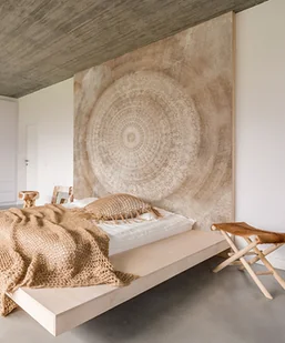 Tapeta ścienna Mandala (beż) - Tapety Tapeta ścienna Mandala (beż) - Tapety - miniaturka - grafika 1