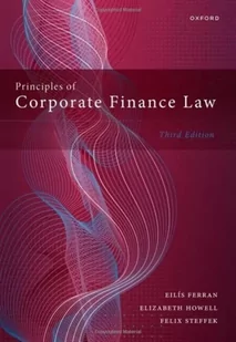 Principles of Corporate Finance Law - Książki obcojęzyczne o biznesie i marketingu - miniaturka - grafika 1