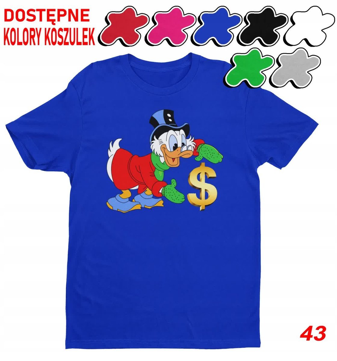 Dziecięca Koszulka Z Nadrukiem Duży Wybór -M 134-140