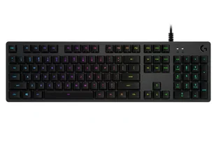 Logitech G G512 CARBON LIGHTSYNC RGB Mechanical Gaming Keyboard with GX Brown switches klawiatura USB QWERTY Hiszpański Węgiel - Klawiatury - miniaturka - grafika 1