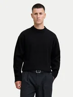 Swetry męskie - Jack&Jones Sweter Urban 12278942 Czarny Relaxed Fit - miniaturka - grafika 1