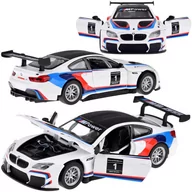Samochody i pojazdy dla dzieci - METALOWE  AUTO MODEL SPORTOWE BMW ŚWIATŁO DŹWIĘK - miniaturka - grafika 1