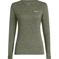Koszulki i topy damskie - Longsleeve damski Puez Melange Dry'Ton Salewa - miniaturka - grafika 1