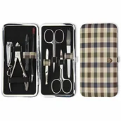 Pozostałe urządzenia kosmetyczne - Kellermann 7859 damski zestaw do manicure, kratka - miniaturka - grafika 1