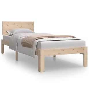 Lumarko Rama łóżka, lite drewno sosnowe, 75x190 cm, pojedyncza - Łóżka Lumarko Rama łóżka, lite drewno sosnowe, 75x190 cm, pojedyncza - Łóżka - miniaturka - grafika 3