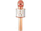 Mikrofony komputerowe - Mikrofon karaoke MAJESTIC ML-KM-02 Jasnoróżowy - miniaturka - grafika 1