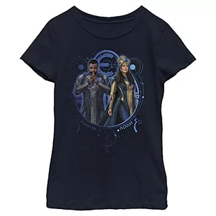 Marvel Koszulka dziewczęca Phastos Ajak Duo, granatowy, L - Koszulki dla dziewczynek - miniaturka - grafika 1
