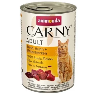 Animonda Cat Carny Adult smak: kurczak i kaczka 400g puszka - Mokra karma dla kotów - miniaturka - grafika 1