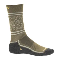 Skarpetki męskie - Męskie skarpety trekkingowe Viking Boosocks Heavy Man olive/dark grey - 45-47 - miniaturka - grafika 1