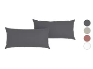 Poszewki na poduszki - LIVARNO home Muślinowe poszewki na poduszki z bawełny, 40 x 80 cm - miniaturka - grafika 1