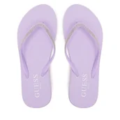 Klapki i japonki damskie - Japonki Guess E5GZ05BB00F Fioletowy - miniaturka - grafika 1