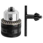 Uchwyty wiertarskie - Drel Uchwyt wiertarski zębaty z kluczykiem 3-16mm mocowanie stożek B18 - miniaturka - grafika 1