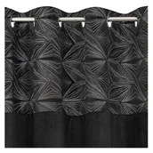 Zasłony - Zasłona Eurofirany Arianna 140 x 250 Czarny - miniaturka - grafika 1