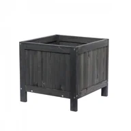 Donice - Doniczka Hampton mała ciemnoszara 2 szt - miniaturka - grafika 1