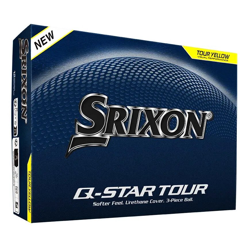 Piłki golfowe Srixon Q-Star Tour Tour Yellow