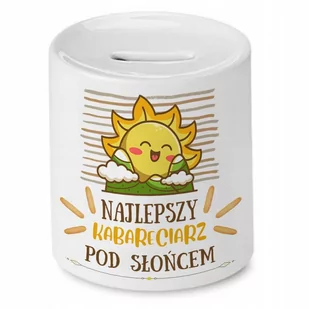 Dla Kabareciarza Skarbonka na Urodziny na Prezent z Nadrukiem ze Zdjęciem - Skarbonki - miniaturka - grafika 1