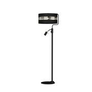 Lampy stojące - Milagro Lampa Podłogowa ULTIMO BLACK 1xE27 + 1x mini GU10 MLP7344 - miniaturka - grafika 1