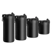 Torby fotograficzne i futerały - 4 SZTUK Futerał na aparat Zestaw etui na obiektyw Futerał na obiektyw Mały Średni Duży i Bardzo Duży Do Lustrzanki Cyfrowej Torba na Obiektyw Apara... - miniaturka - grafika 1