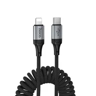 Kable USB - Kabel USB C do Lightning Hoco PD 2,4A 1,5 m X121 czarny - miniaturka - grafika 1