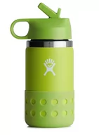 Kubki termiczne - Butelka termiczna kubek dla dziecka 355 ml Wide Mouth straw lid Hydro Flask - firefly - miniaturka - grafika 1