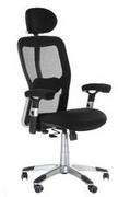 Fotele i krzesła biurowe - Corpocomfort Fotel ergonomiczny CorpoComfort BX-4147 Czarny BX-4147/BLACK - miniaturka - grafika 1