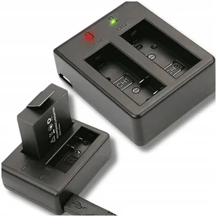 Podwójna ładowarka do baterii kamer sportowych OMNA 5V 1A - Akcesoria do kamer sportowych - miniaturka - grafika 1