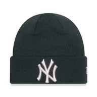 Czapki damskie - New Era Dziecięca czapka zimowa Beanie - New York Yankees zielona - miniaturka - grafika 1
