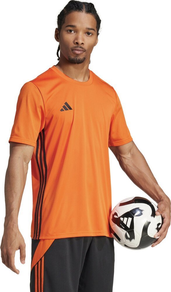 Adidas Koszulka męska adidas Tabela 23 Jersey pomarańczowo-czarna JI8827 L