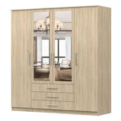 Szafy - Szafa Szantal 4D 200| Dąb sonoma - miniaturka - grafika 1