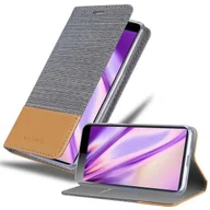 Etui i futerały do telefonów - Etui ochronne Cadorabo do Sony Xperia 10 PLUS w kolorze szarym etui na telefon komórkowy pokrowiec na książkę - miniaturka - grafika 1
