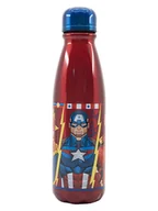 Sztućce dla dzieci - Avengers Bidon "Avengers" w kolorze czerwonym - 600 ml - miniaturka - grafika 1
