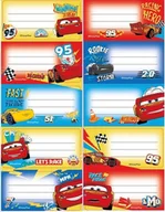 Szkolne artykuły papiernicze - Naklejki na zeszyty Cars - Beniamin - miniaturka - grafika 1