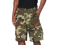 Koszulki i topy damskie - Mil-Tec Bermuda Ripstop Prewashed woodland (rozm. S) - miniaturka - grafika 1