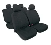 Pokrowce na fotele - Lampa Komplet pokrowców na siedzenia MIKI czarny 54950 - miniaturka - grafika 1