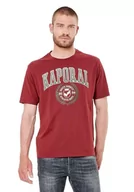 Koszulki męskie - Kaporal Robin Koszulka męska, Bordowy, 3XL - miniaturka - grafika 1
