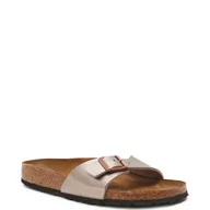 Klapki i japonki damskie - Birkenstock Klapki Madrid BF | z dodatkiem skóry - miniaturka - grafika 1