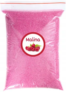 Cukier Do Waty Cukrowej Malina 1kg Malinowy Różowy Kolorowy Suchy - Cukier i słodziki - miniaturka - grafika 1
