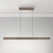 Lampy sufitowe - Paul Neuhaus Lampa wisząca LED Adriana, brązowa, długość 160 cm - miniaturka - grafika 1