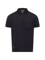 Koszulki męskie - Camel Active Męska koszulka polo Mężczyźni Bawełna niebieski jednolity, XXL - miniaturka - grafika 1