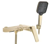 Baterie umywalkowe - Rea Bateria WANNOWA JOE ZŁOTA SZCZOTKOWANA REA-B8992 - miniaturka - grafika 1