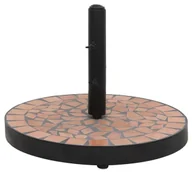 Parasole ogrodowe - Ceramiczna podstawa pod parasola ogrodowy terakota Z5-N52 - miniaturka - grafika 1