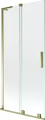 Parawany nawannowe - Mexen Velar L parawan nawannowy 2-skrzydłowy rozsuwany 95 x 150 cm, transparent, złoty - 896-095-003-01-50 - miniaturka - grafika 1