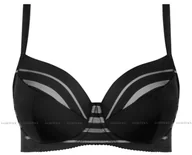 Biustonosze - Luna biustonosz usztywniany w paski (kolor czarny, rozmiar 80F) - miniaturka - grafika 1