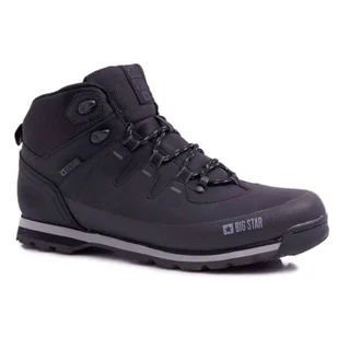 Buty Trekkingowe Męskie Big Star Czarne EE174437 - Buty trekkingowe męskie - miniaturka - grafika 1