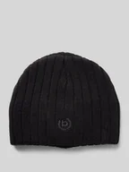 Czapki męskie - Czapka beanie z wyhaftowanym logo - miniaturka - grafika 1