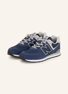 Sneakersy damskie - New Balance Sneakersy 574 blau - miniaturka - grafika 1